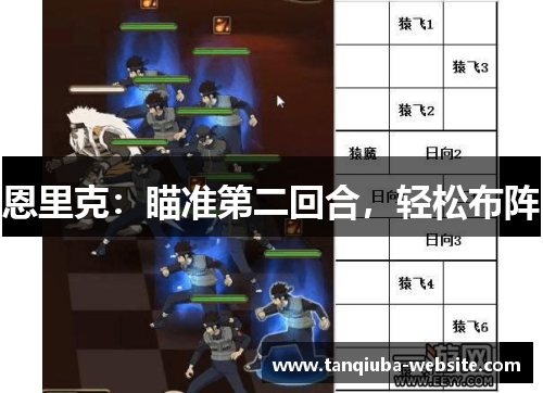 恩里克：瞄准第二回合，轻松布阵